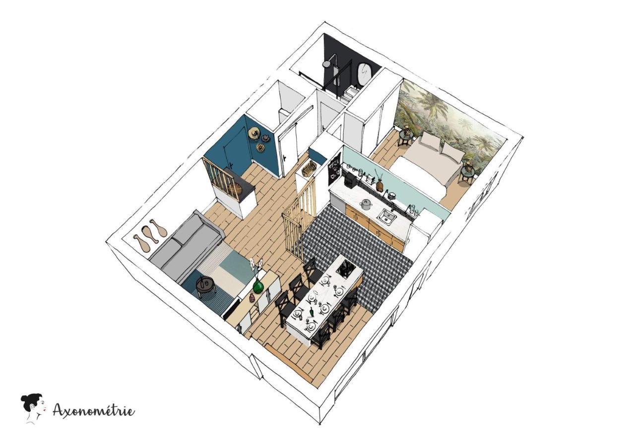 Ilunabarra - Appartement Calme, Vue Mer, Parking - Wifi Ciboure Luaran gambar