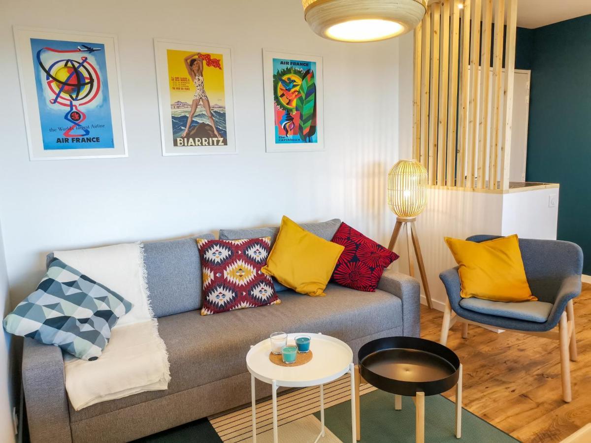 Ilunabarra - Appartement Calme, Vue Mer, Parking - Wifi Ciboure Luaran gambar