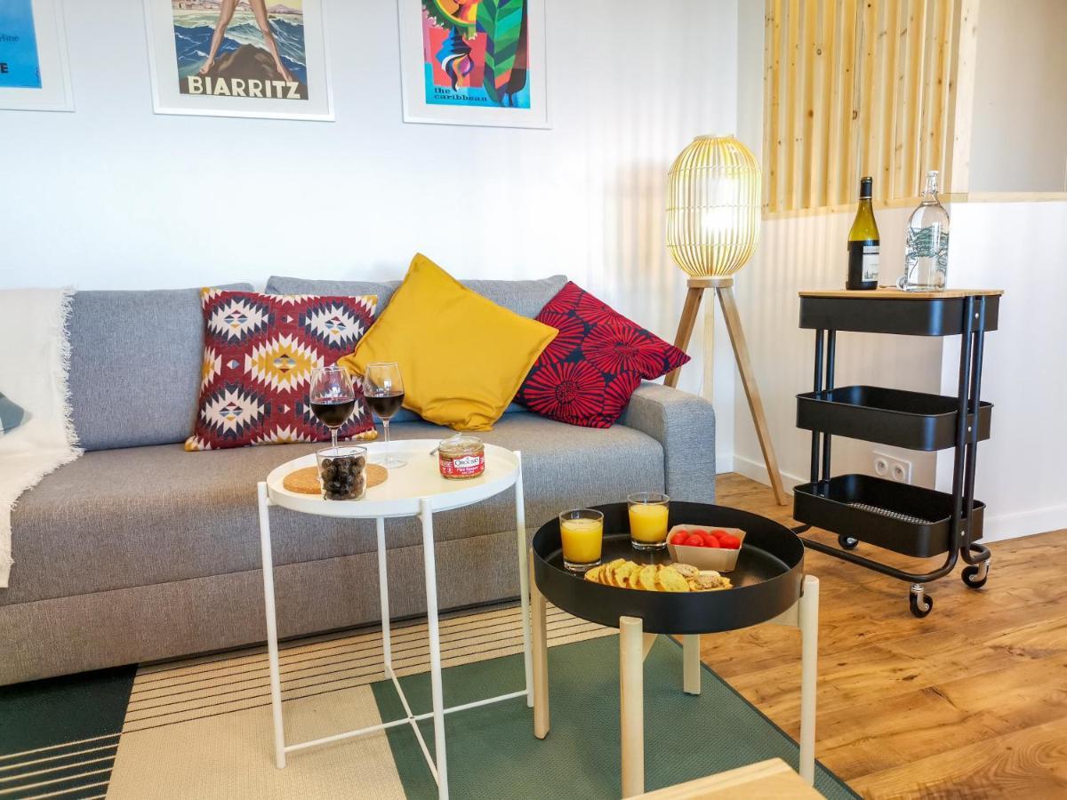 Ilunabarra - Appartement Calme, Vue Mer, Parking - Wifi Ciboure Luaran gambar
